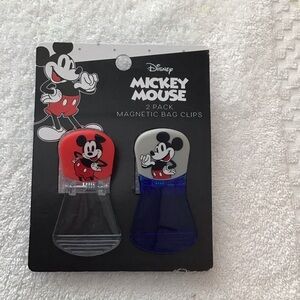 Disney Mickey Mouse Magnetic Bag Clips - Red & Blue